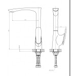 Смеситель для кухни WeltWasser WW MX Essen 606 WT