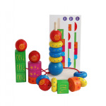 Пирамидка Краснокамская Игрушка Геометрия (ПИР-18)