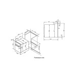Встраиваемый электрический духовой шкаф Korting OKB 7951 CMW