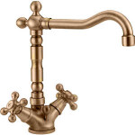Смеситель для раковины Fiore Margot старая бронза (26ZZ0625)