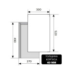 Встраиваемая газовая варочная панель Lex GVG 321 BL