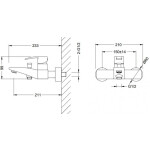 Смеситель для душа Schein Sublime 51705/8006020