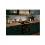 Встраиваемая газовая варочная панель Lex GVG 643C BL