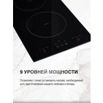 Встраиваемая индукционная варочная панель EVELUX HEI 320 B