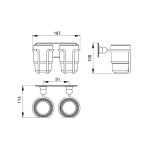 Стакан Timo Nelson 160032/02 antique