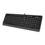 Клавиатура A4Tech FK 10 черный/серый