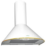 Каминная вытяжка Elikor Эпсилон 60П-430-П3Л белый/золото