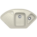 Кухонная мойка Zigmund & Shtain ECKIG 1000.2 каменная соль