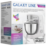 Миксер Galaxy GL 2231 белый/серебро