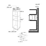 Встраиваемый электрический духовой шкаф Maunfeld MCMO.44.9S