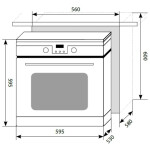 Встраиваемый электрический духовой шкаф Lex EDP 093 BL