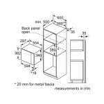 Встраиваемая микроволновая печь Bosch BFL524MS0