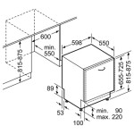 Встраиваемая посудомоечная машина Bosch SMV46KX01E