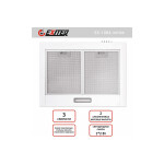 Каминная вытяжка Exiteq EX-1086 white