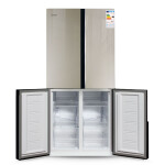 Холодильник Ginzzu NFK-500 стекло шампань