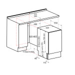 Встраиваемая посудомоечная машина Exiteq EXDW-I404