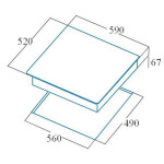 Встраиваемая электрическая варочная панель Cata AHL 64