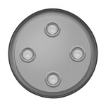 Каминная вытяжка Maunfeld Lee Wall sensor 39 черный