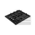 Встраиваемая газовая варочная панель Maunfeld EGHE.43.3STS-EB