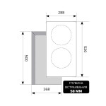 Встраиваемая индукционная варочная панель Lex EVI 320-2 BL