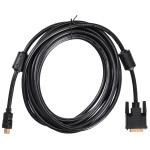 Кабель Buro HDMI-19M-DVI-D-5M