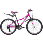 Велосипед Novatrack 24AHV.KATRINA.12VL9 фиолетовый