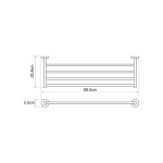 Полка для полотенец WasserKraft Rhein K-6211