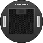 Островная вытяжка Weissgauff Nissa Remote BL