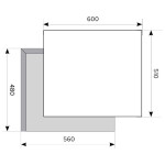 Встраиваемая газовая варочная панель Lex GVG 642 WH