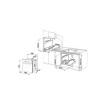 Встраиваемый газовый духовой шкаф Gefest ДГЭ 621-03 Б1