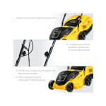 Газонокосилка электрическая STEHER LM-38-1700