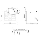 Встраиваемая газовая варочная панель Smeg SR764PO