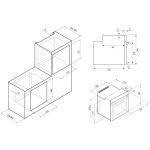 Встраиваемый электрический духовой шкаф Krona Sonata 45 BL