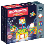 Магнитный конструктор Magformers Neon Led set 709007