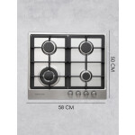 Встраиваемая газовая варочная панель Zigmund & Shtain GN 128.61 S