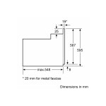 Встраиваемый электрический духовой шкаф Bosch HBF534ES0Q