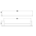 Полотенцедержатель Schein Elite 7057040
