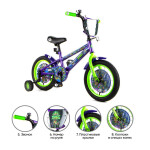 Велосипед Navigator 14 Черепашки Фиолетовый/Салатовый ВН14208
