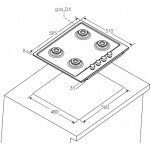 Встраиваемый комплект Candy FCP605X/E-CHG6