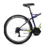 Велосипед Forward Flash 26 1.2 синий/ярко-зеленый 2022 г 17" RBK22FW26656