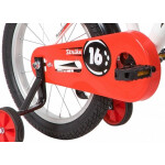 Велосипед Novatrack 163STRIKE.WTR20 белый/красный (139648)