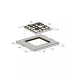 Встраиваемая газовая варочная панель Zugel ZGH601X