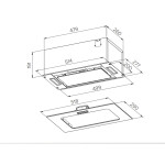 Встраиваемая вытяжка HOMSair Crocus Push 52 черный