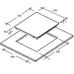 Встраиваемая электрическая варочная панель Candy CH 64 BVT