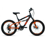 Велосипед Altair MTB FS 20 D темно-серый/оранжевый RBK22AL20049