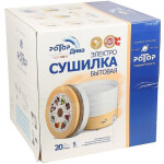 Сушилка для овощей Ротор Дива СШ-007-07 с 3 прозрачными решетками в гофротаре