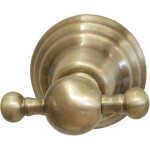 Крючок Bagno & Associati Old Brass Canova двойной CA 24292