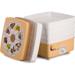 Сушилка для овощей Ротор Дива-Люкс СШ-010 с 5 решетами в цветной упаковке (квадратная)