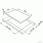 Встраиваемая газовая варочная панель Smeg PX164L