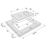 Встраиваемая электрическая варочная панель Krona ORSA 30 BL